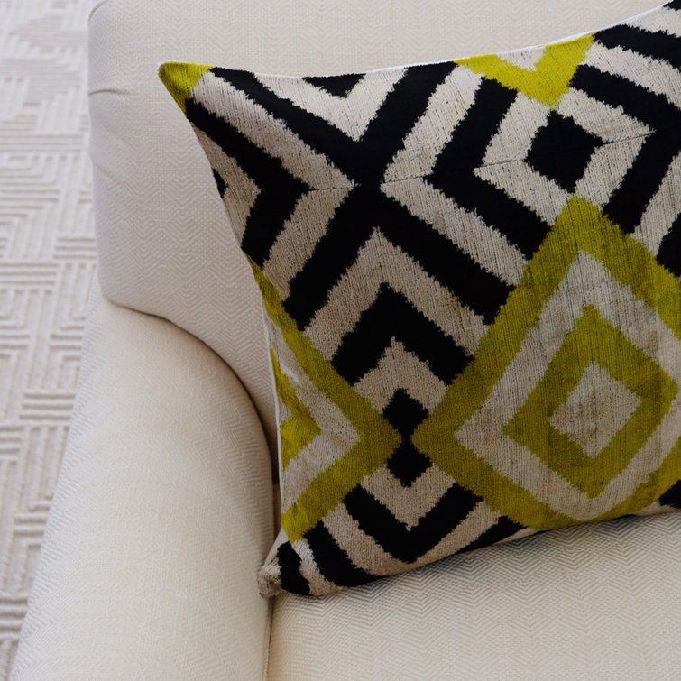 LOOMY Eve Organic Silk Square Pillow Cover & Insert Perigold